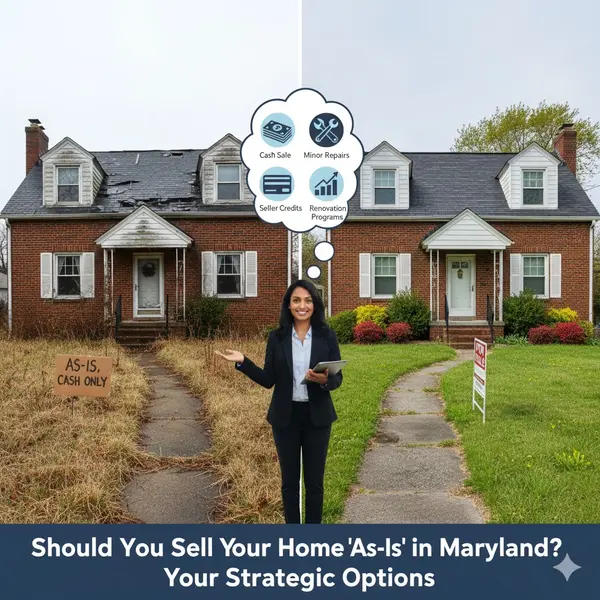 Should You Sell Your Home "As-Is" in Maryland? Your Strategic Options,Kelly Jackson