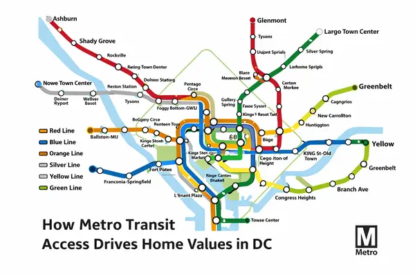 How Metro Transit Access Drives Home Value in DC,Kelly Jackson