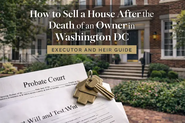 How to Sell a House After the Death of an Owner in Washington DC: Executor and Heir Guide for 2026,Kelly Jackson