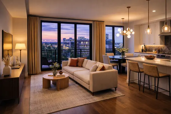 Navy Yard DC elegant condo interior