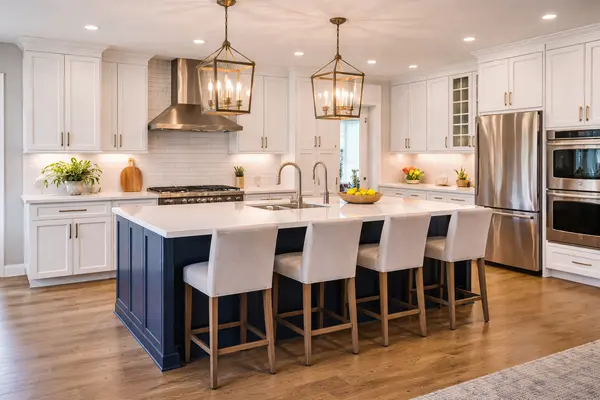 Upscale kitchen in Chantilly home