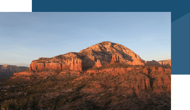 Sedona red rock landscape