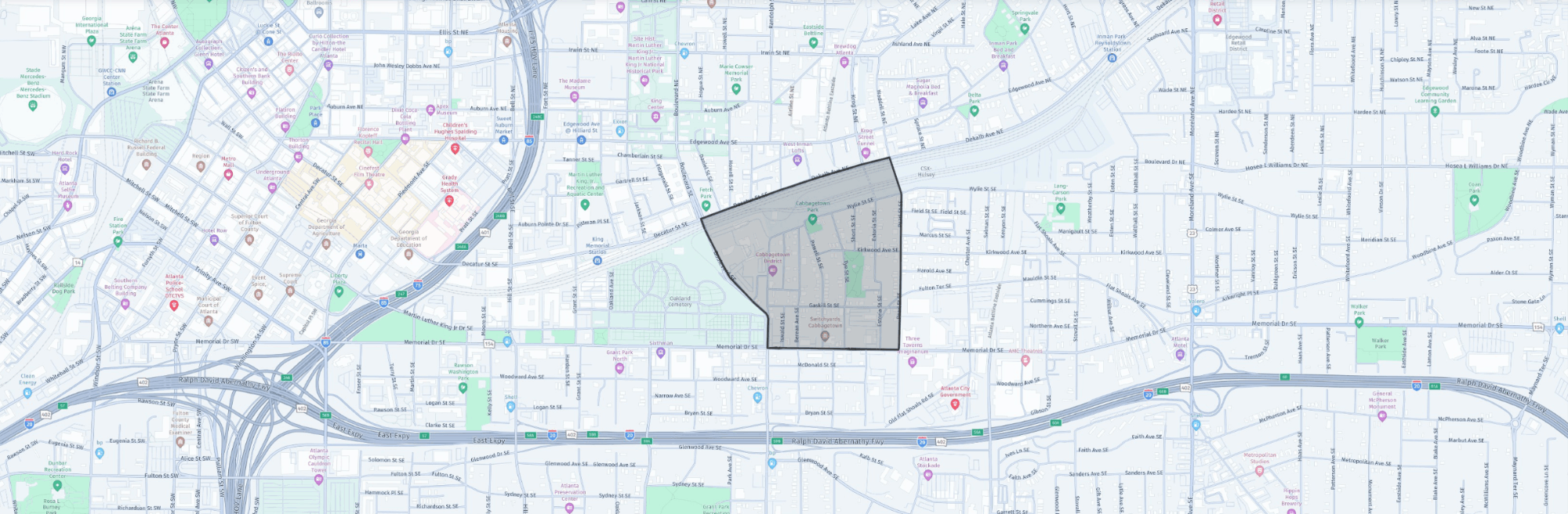 Cabbagetown Neighborhood In Atlanta GA