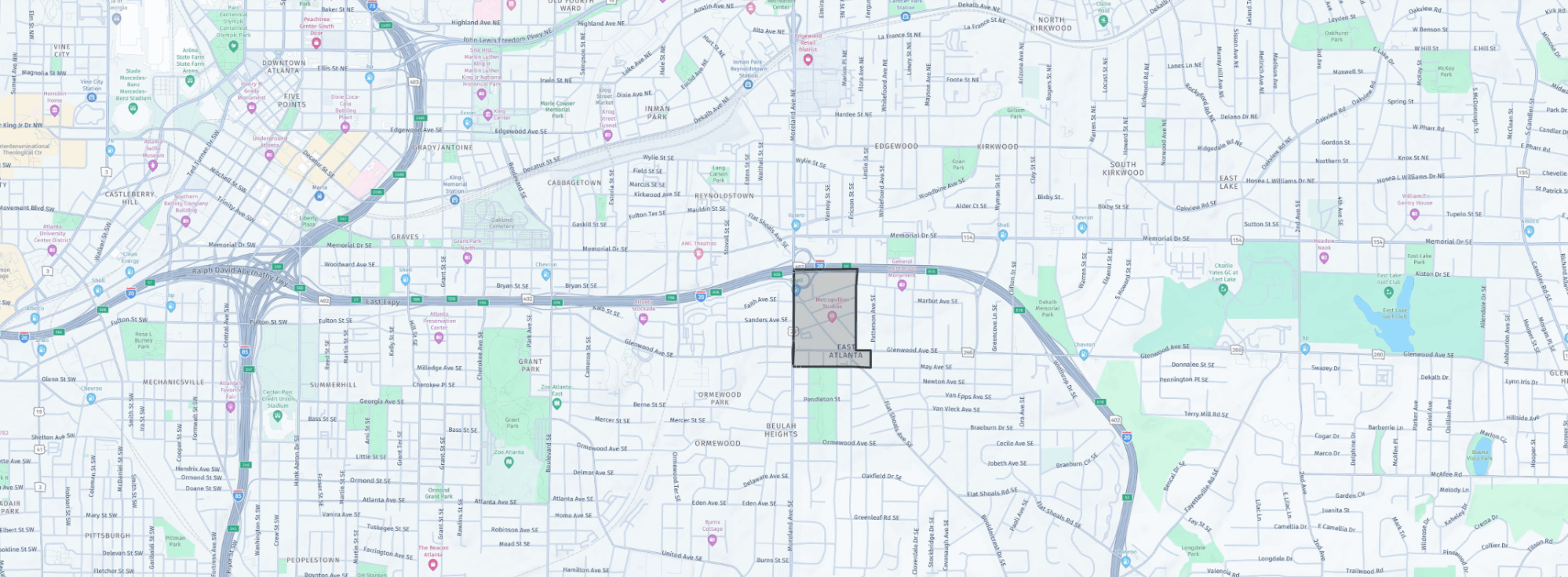 East Atlanta Village Map