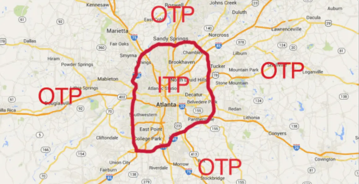 Inside The Perimeter VS Outside The Perimeter Atlanta GA