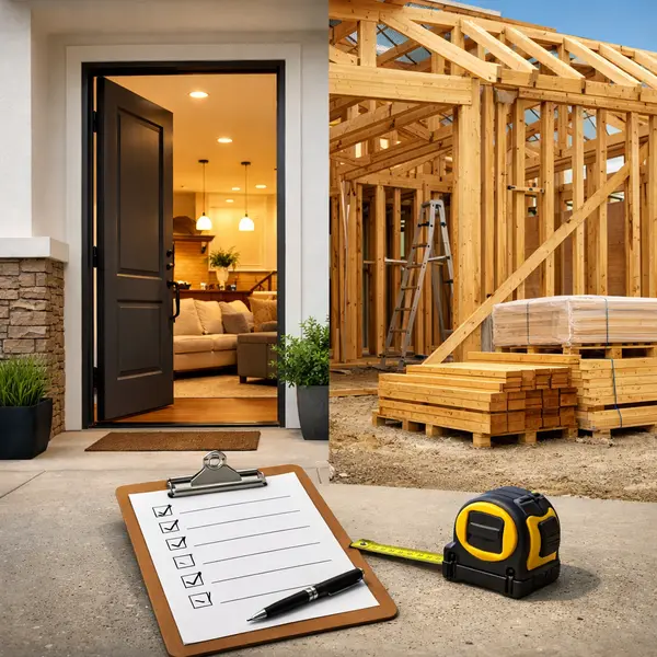 Open Houses vs New Builds: What to Watch, What to Ask, and What to Budget For,Tanner Washington