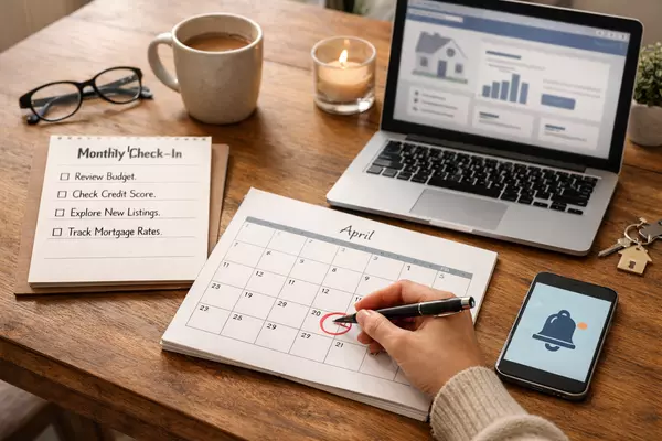 Monthly Check-Ins for Home Buyers: A Simple Plan to Stay Ready
