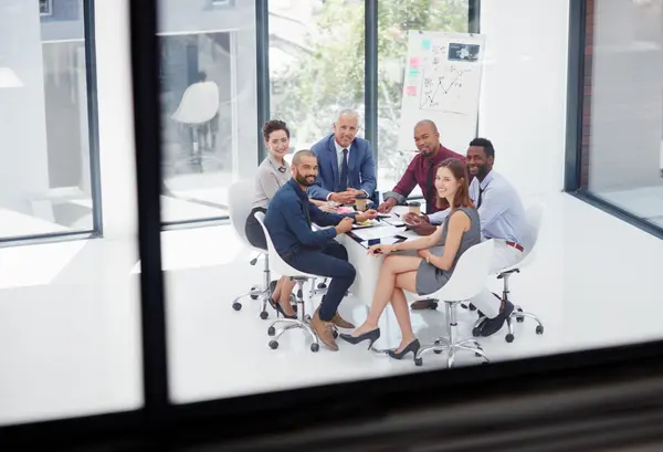 business-window-people-boardroom-with-strategy-company-growth-development-office-employee-happy-portrait-discussion-report-feedback-performance-review-teamwork