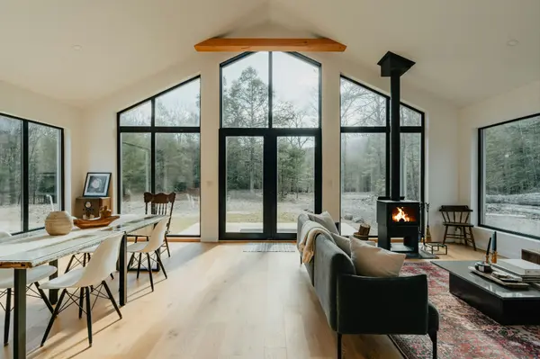 Park City mountain home interior with stone fireplace — Park City Brokers buyer services