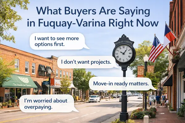 What Buyers Are Actually Saying in Fuquay-Varina Right Now