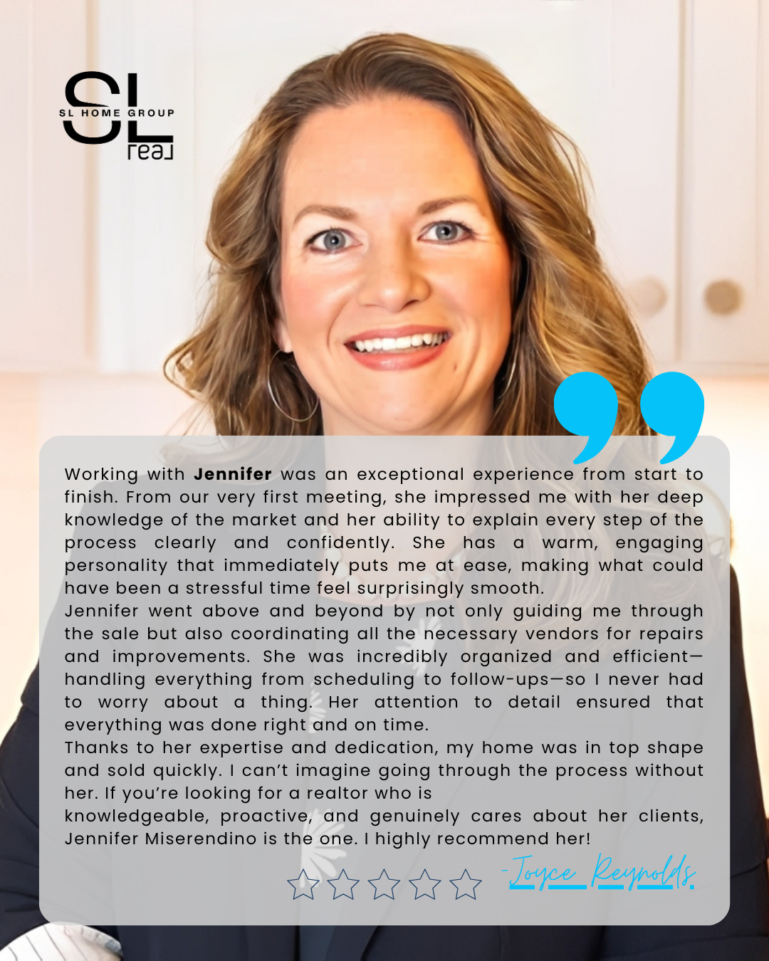 SL Home Group client testimonial 3