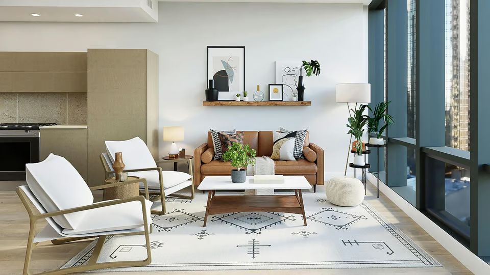 Modern living room interior