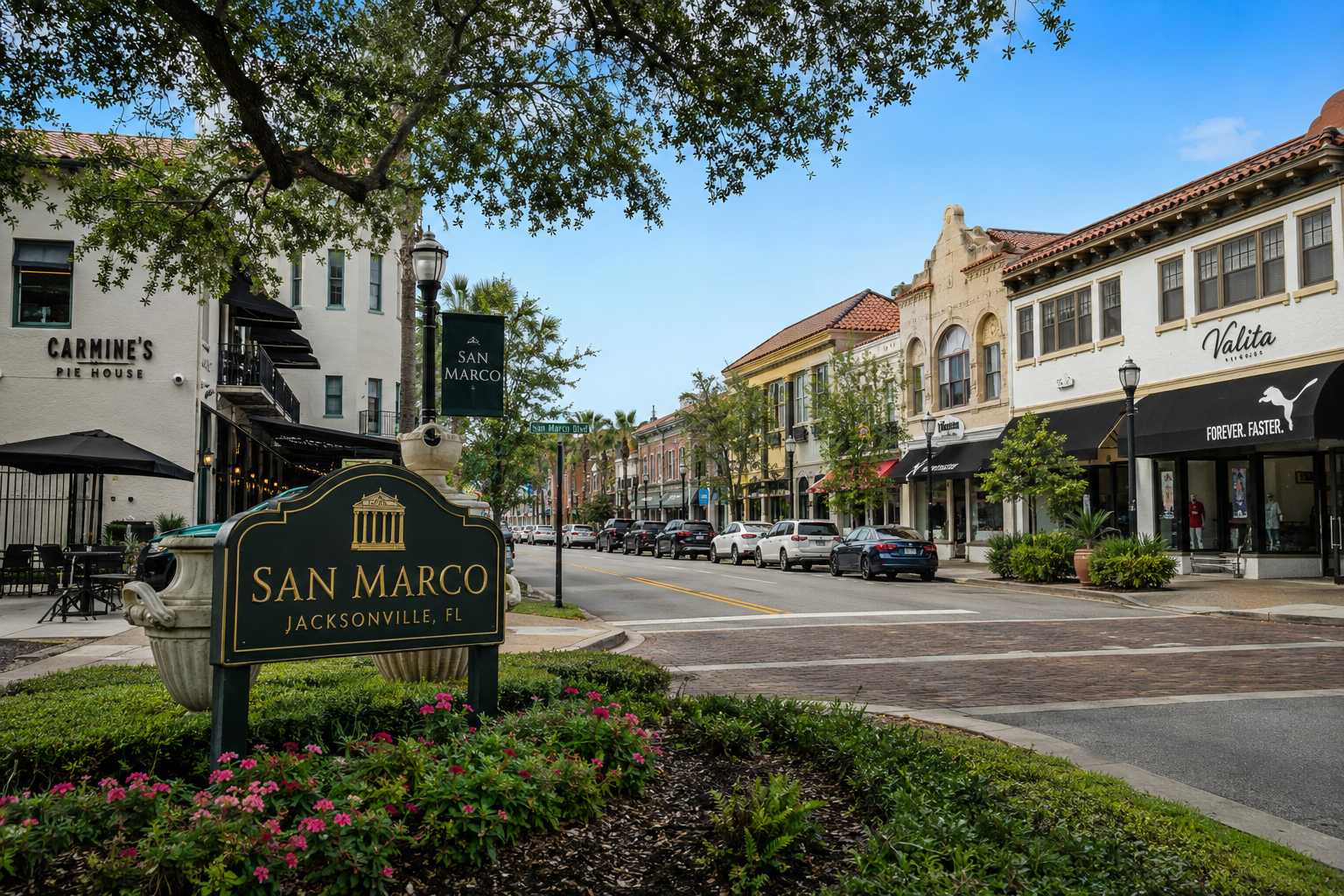 San Marco shopping area Jacksonville, FL