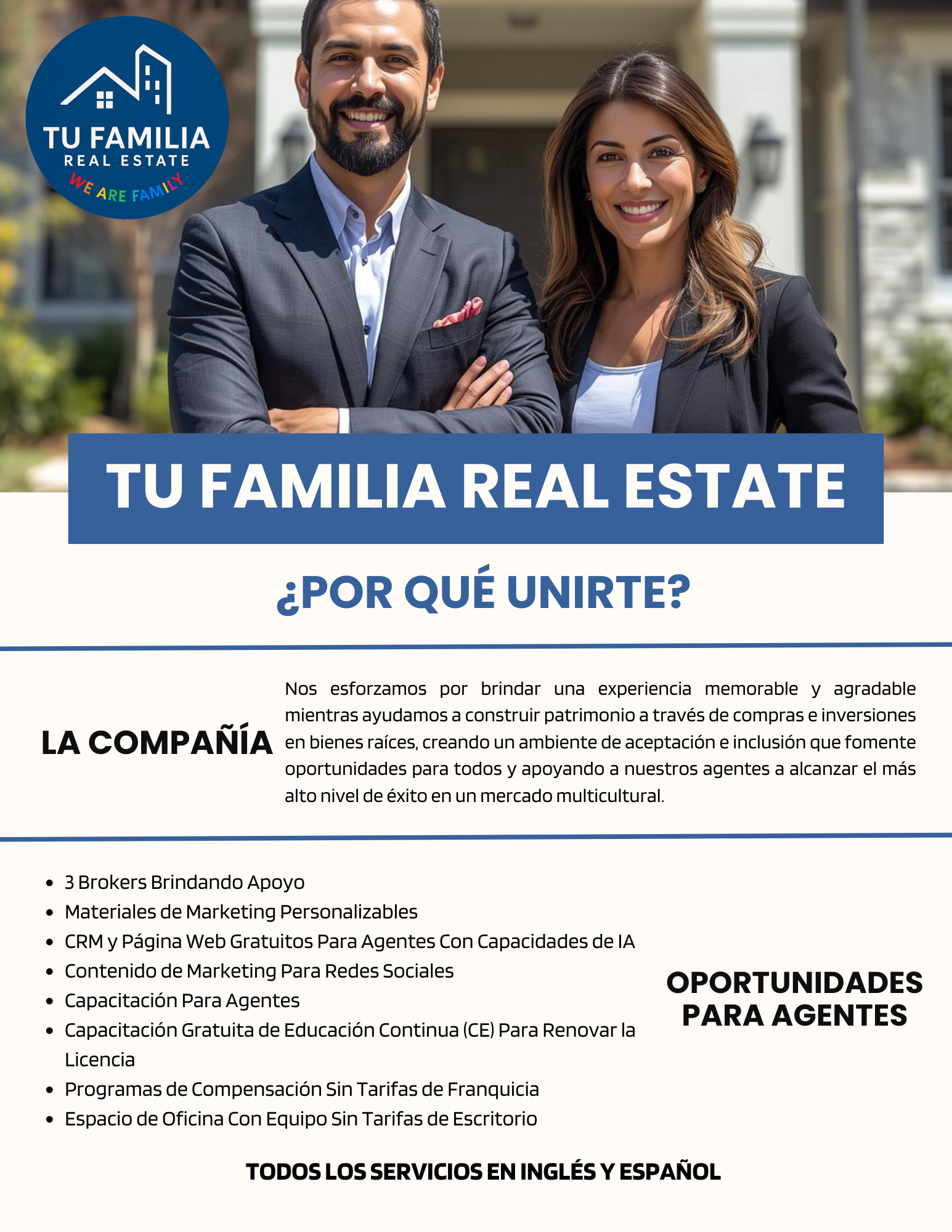 Tu Familia recruiting in spanish