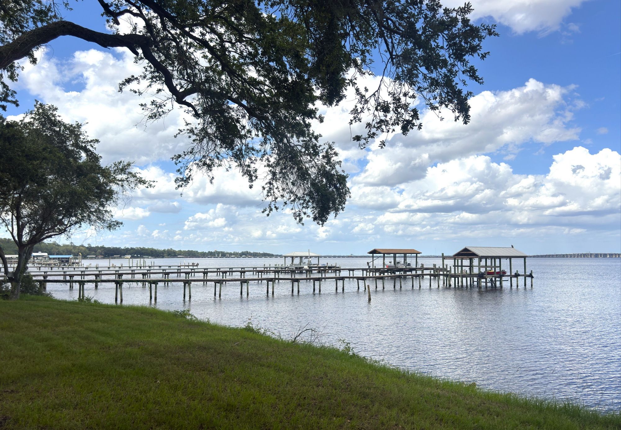 Aerial view of the St. Johns River and surrounding Orange Park community in Northeast Florida.