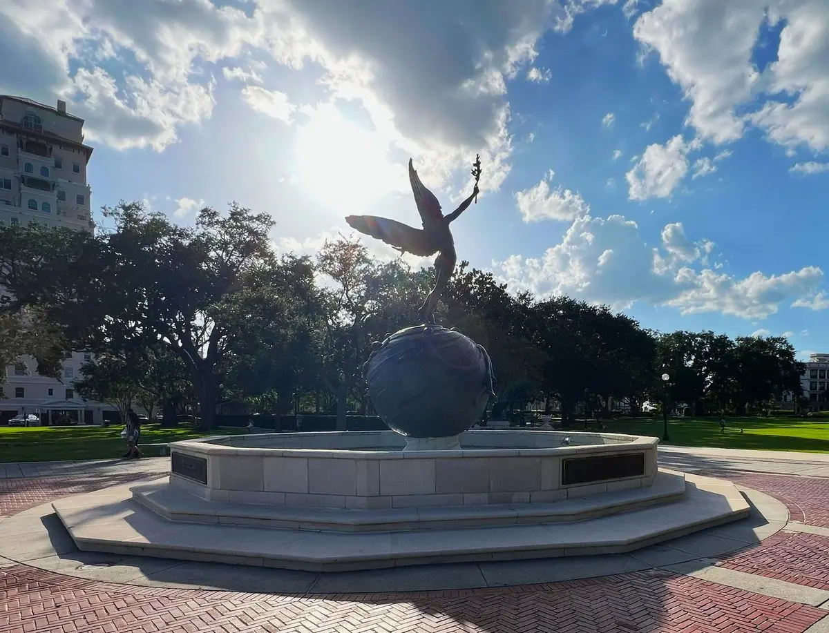 Memorial Park overlooking the St. Johns River in Riverside Jacksonville