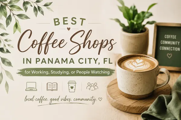 Best Coffee Shops in Panama City, FL for Working, Studying, or People Watching
