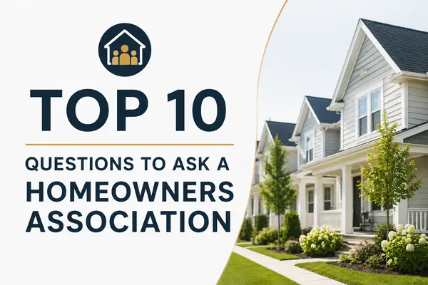 Top 10 Questions to Ask a Homeowners Association