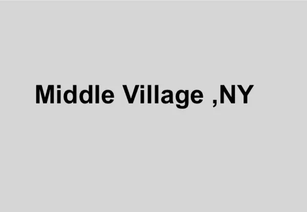 Middle Village