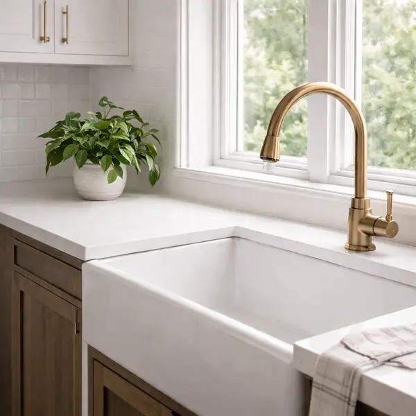 Kitchen with a Farmhouse Sink in Northeast Ohio