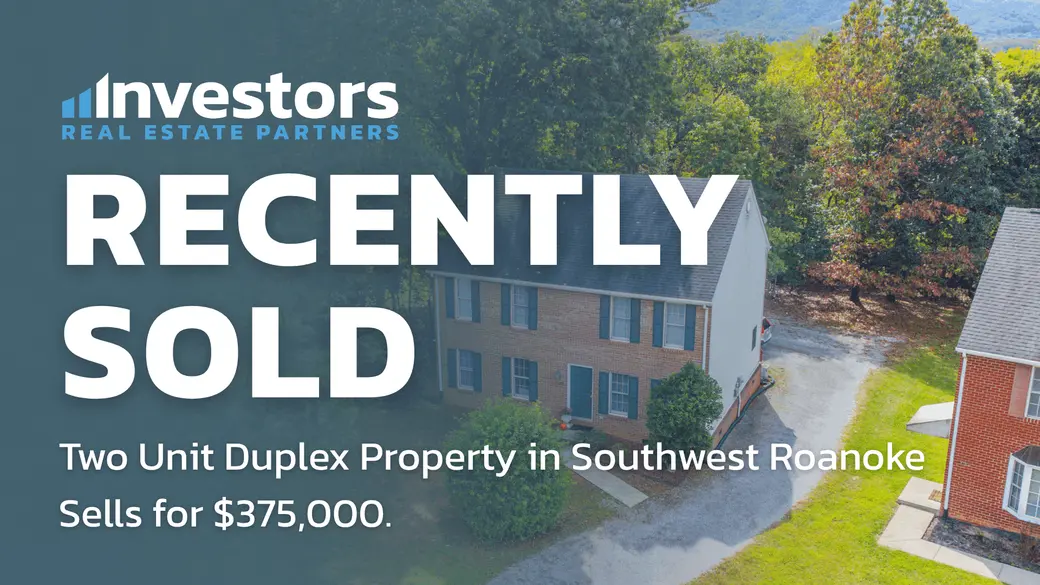 Duplex Investment Property in Southwest Roanoke