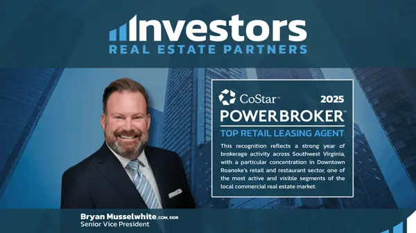 Bryan Musselwhite, CCIM, SIOR - Named 2025 CoStar Power Broker Top Retail Leasing Agent 