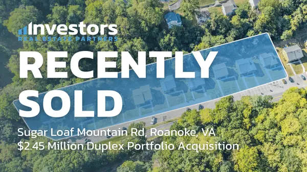 SOLD | $2.45 Million Duplex Portfolio Acquisition | Sugar Loaf Mountain Rd, Roanoke, VA