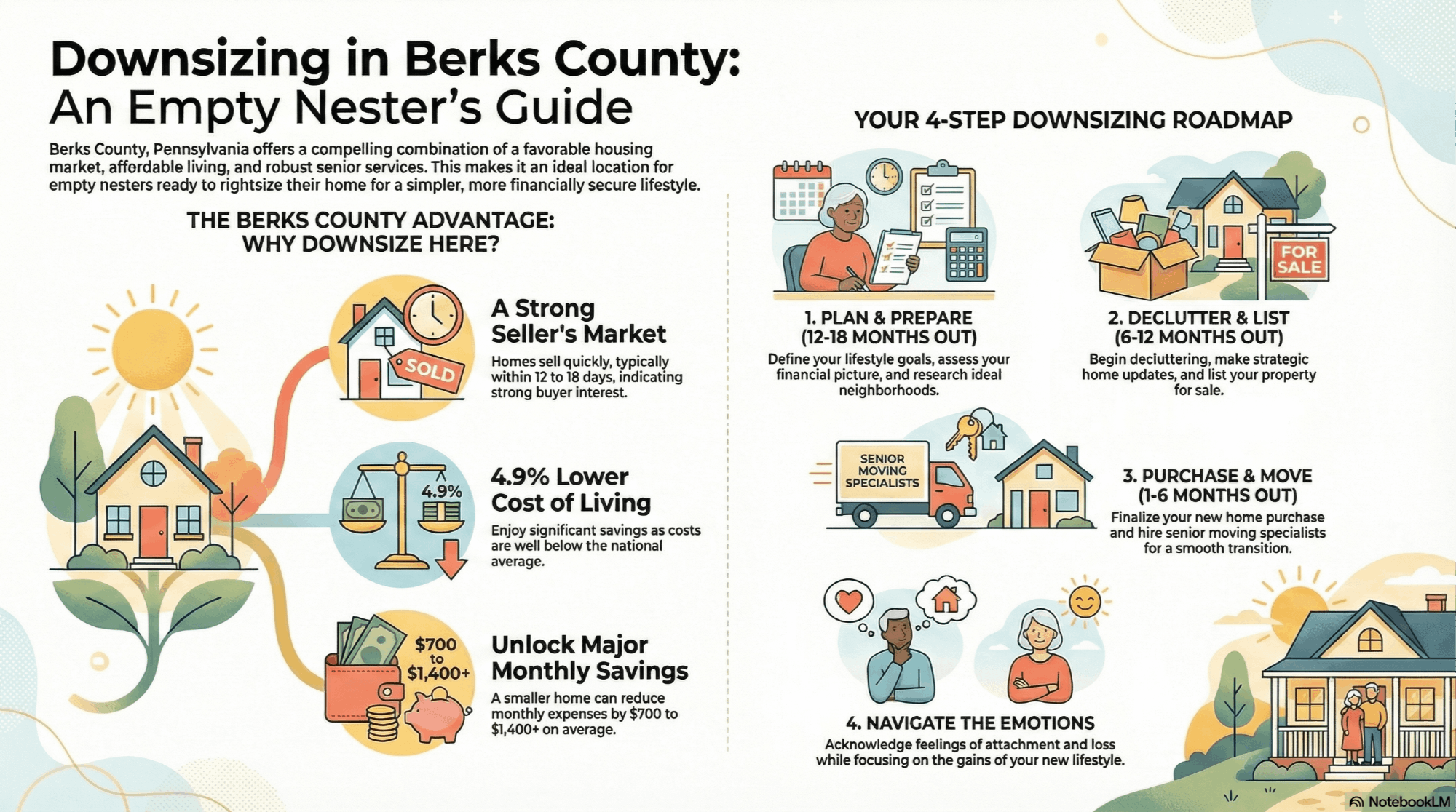 Berks County Empty Nester Downsizing Guide