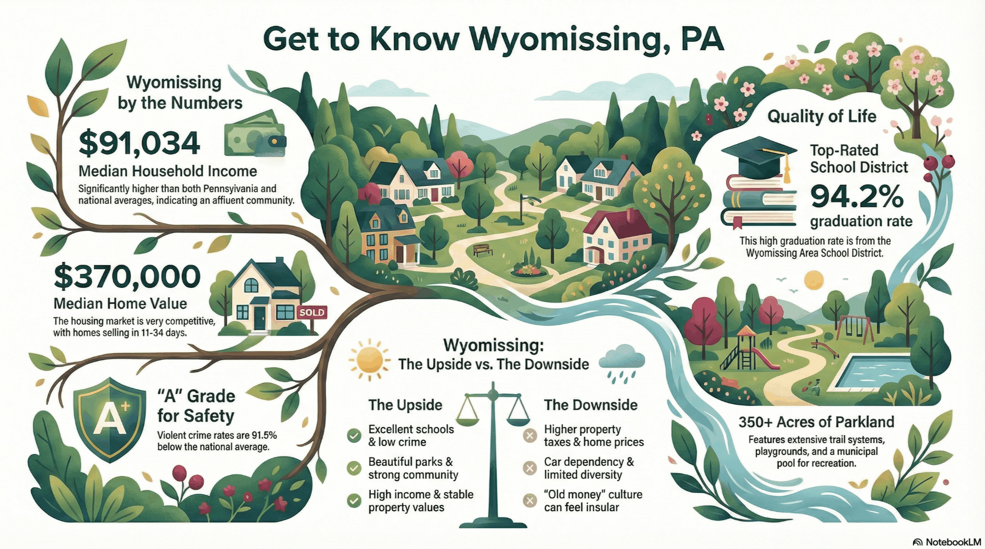 Wyomissing PA Community Profile