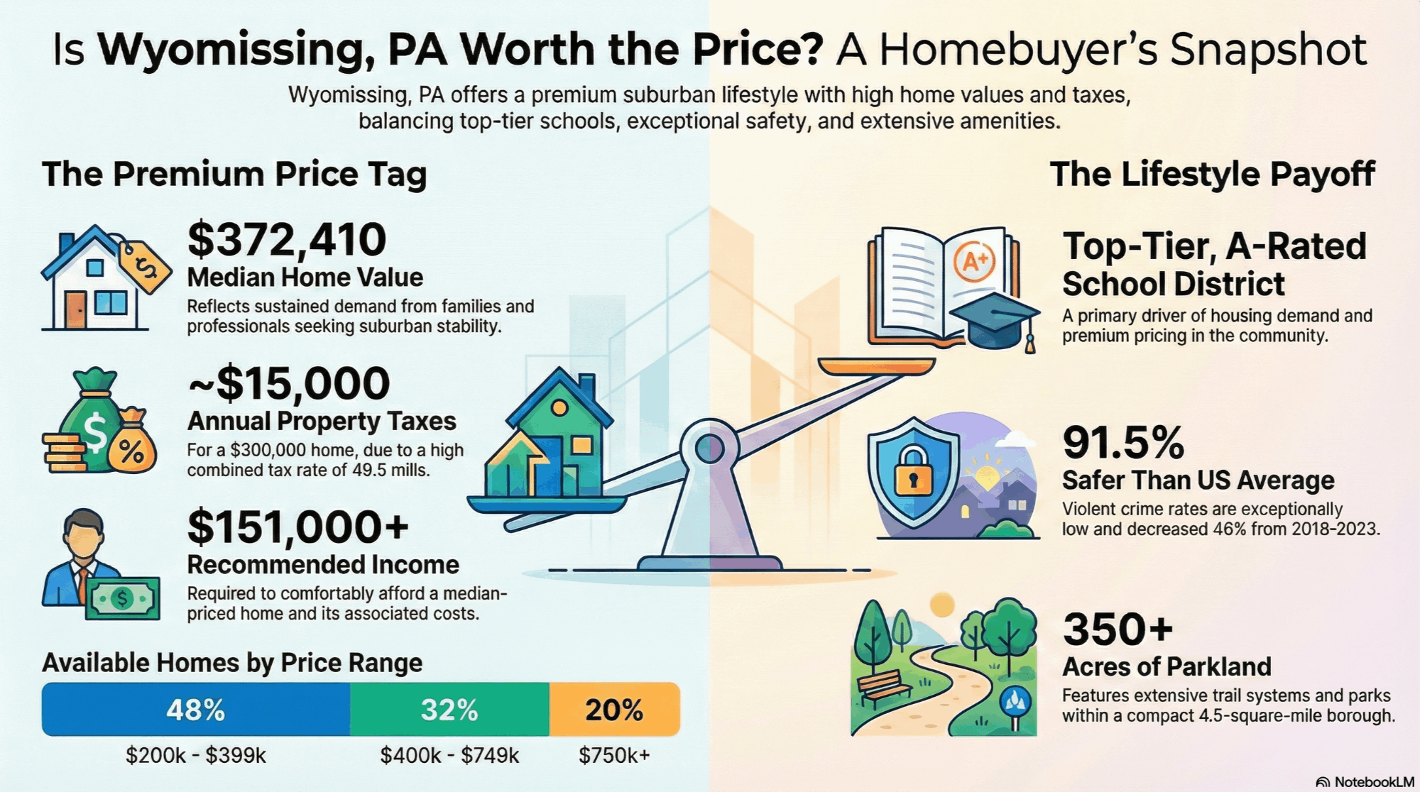 Wyomissing, PA Homebuyer Value Snapshot