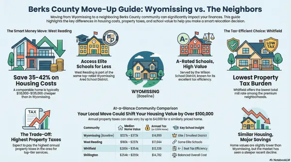 Cost to Move from Wyomissing to Nearby Berks County Communities (2026 Guide),Matthew Gantkowski