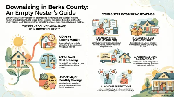 Downsizing in Berks County, PA: Complete Guide for Empty Nesters (2026),Matthew Gantkowski
