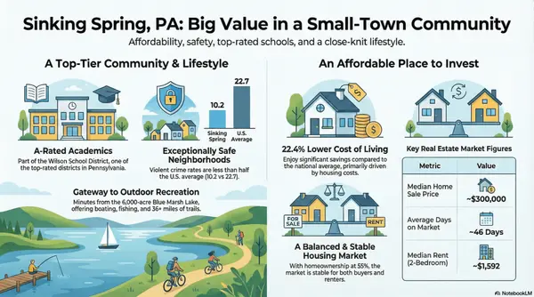 Is Sinking Spring, PA a Good Place to Live? An Honest 2026 Guide,Matthew Gantkowski