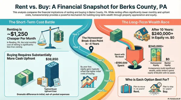 Rent vs Buy in Berks County (2026 Cost Comparison),Matthew Gantkowski