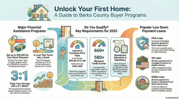 First-Time Home Buyer Programs in Berks County, PA — 2026 Guide to Grants & Down Payment Help,Matthew Gantkowski