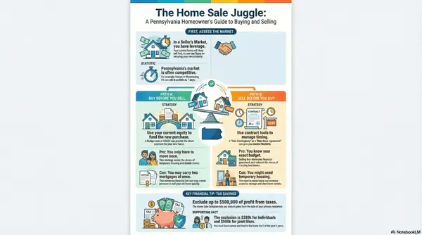 How to Buy and Sell a Home at the Same Time in Berks County PA (2026),Matthew Gantkowski