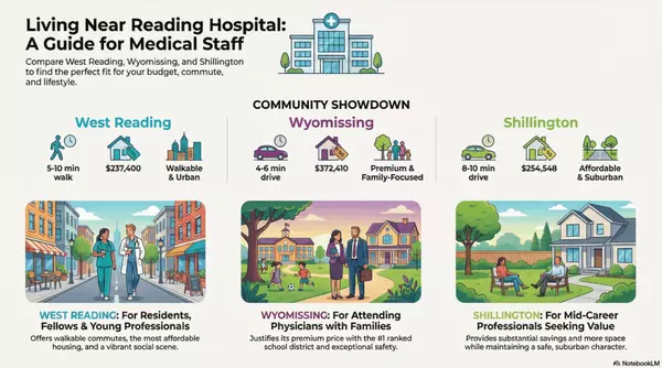 Working at Reading Hospital: Best Places to Live Nearby in Berks County PA