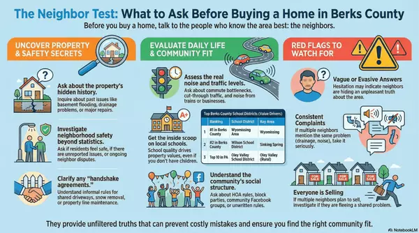 Questions to Ask Neighbors Before Buying in Berks County PA