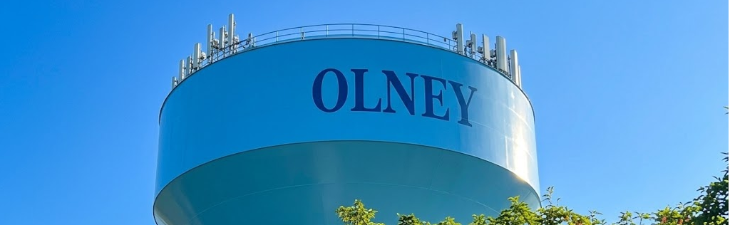 Olney Water Tower in Olney, Maryland
