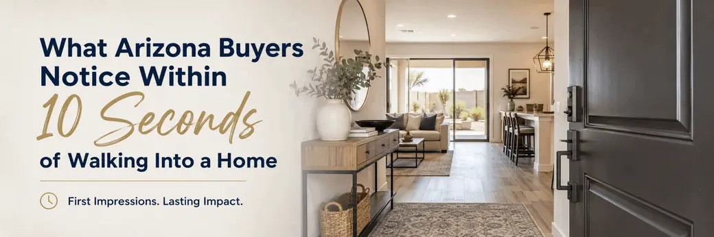 The 10-Second Impression Window: Staging West Valley Homes to Sell