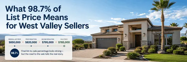 What 98.7% of List Price Means for West Valley Sellers