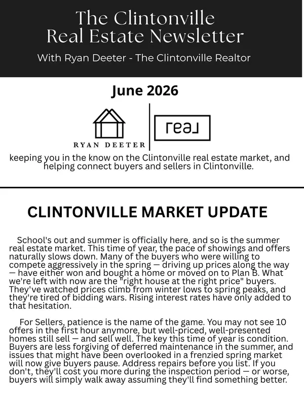 The Clintonville Real Estate Newsletter - June 2026