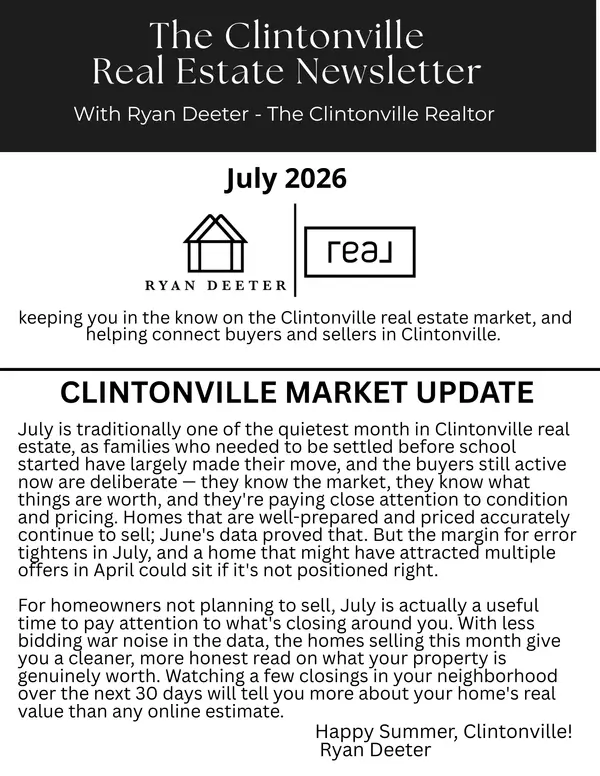 The Clintonville Real Estate Newsletter July 26