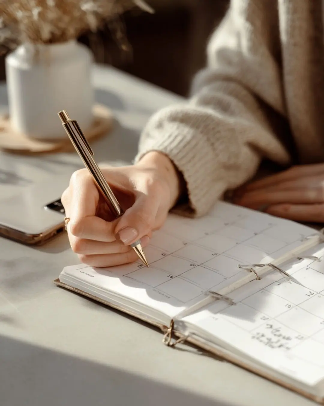 project manager working on timeline