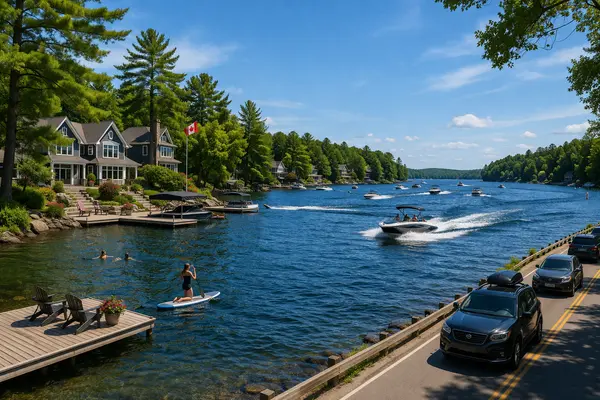 What Buyers Need to Know About Noise, Busy Boating, and Summer Traffic on the Muskoka Lakes
