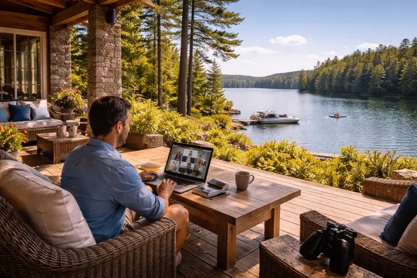 What Buyers Need to Know About Cell Service, Internet, and Working Remotely from a Muskoka Cottage