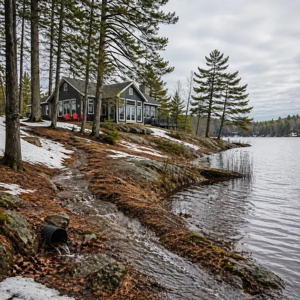 What Buyers Need to Know About Flood Risk, Drainage, and Spring Runoff in Muskoka
