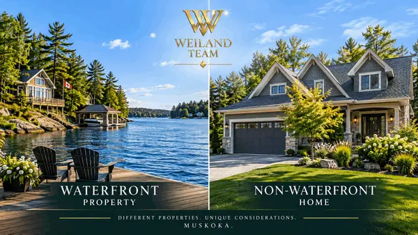 What Sellers Need to Know About Selling a Waterfront Property vs. a Non-Waterfront Home in Muskoka