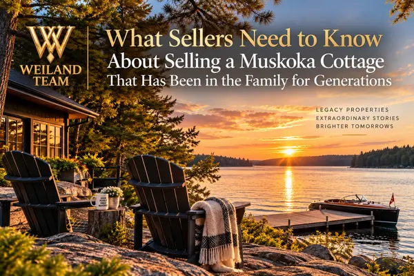 What Sellers Need to Know About Selling a Muskoka Cottage That Has Been in the Family for Generations