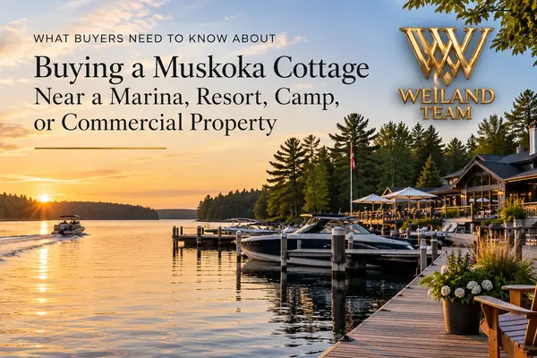 What Buyers Need to Know About Buying a Muskoka Cottage Near a Marina, Resort, Camp, or Commercial Property